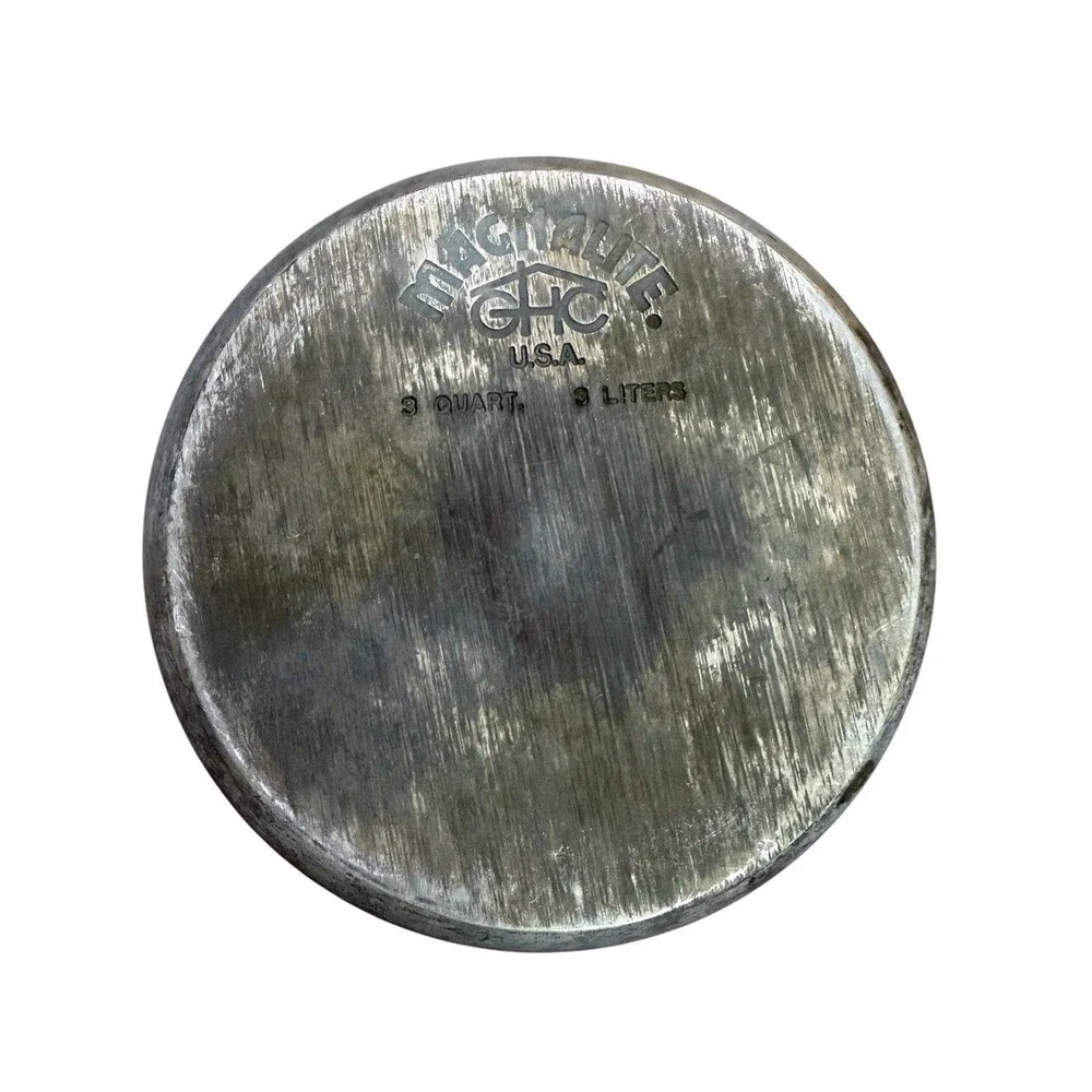 Magnalite GHC USA 3 Qt Cast Aluminum Saucepan Pot Lid Vintage